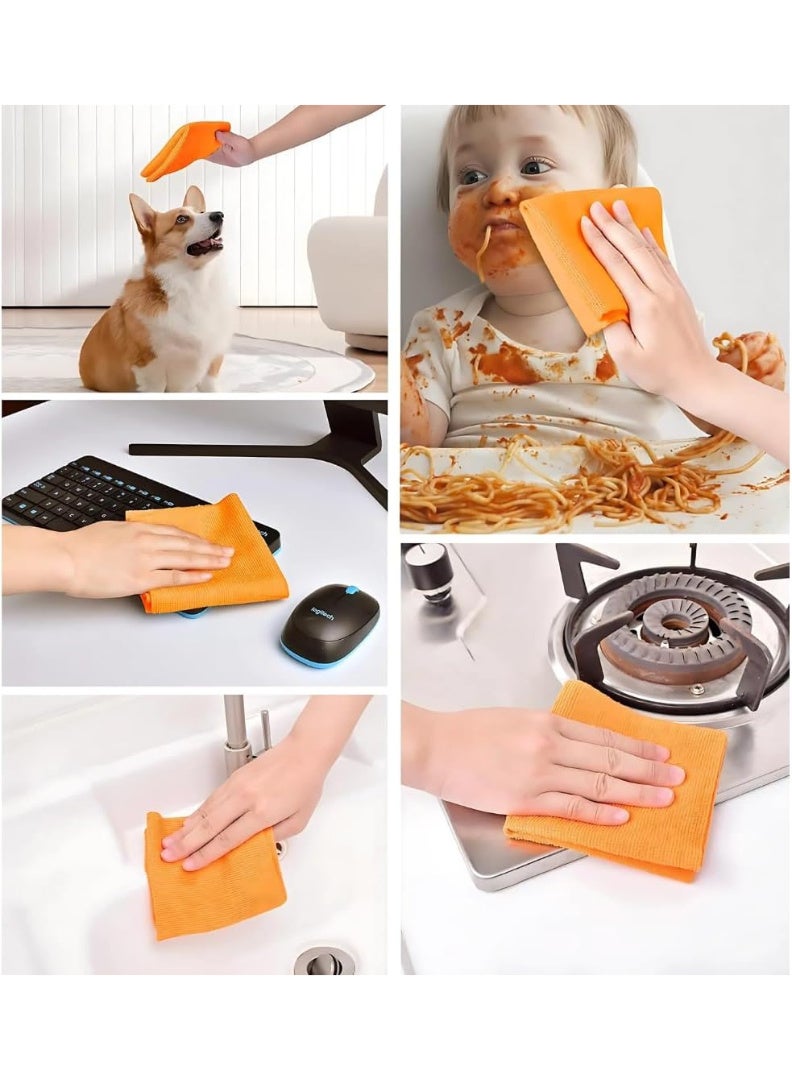 20-Piece Fabric Kitchen Towel Box - 20x20 cm - multicolor - Image 4