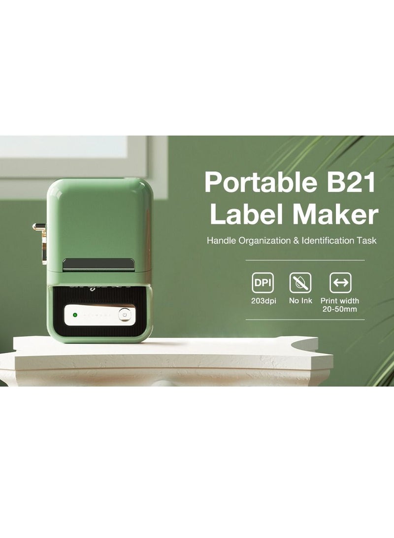 NIIMBOT Niimbot B21 Portable Wireless BT Thermal Label Maker Sticker Printer with Rfid Recognition Great for Supermarket Clothing Jewelry Retail  - Image 4