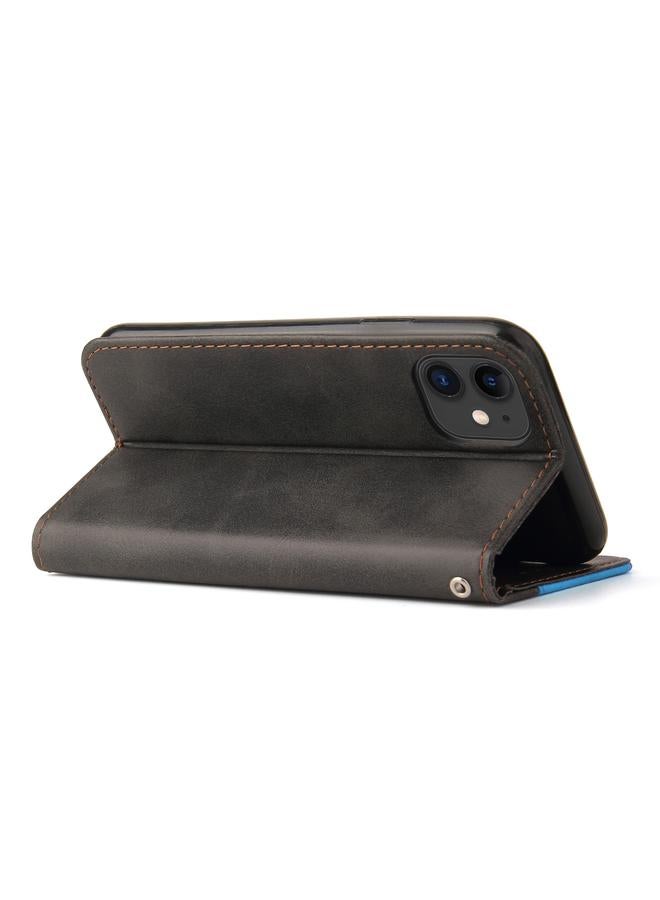 S-TOP Case For iPhone 11 Pro Business Stitching-Color Horizontal Flip PU Leather Case with Holder & Card Slots & Photo Frame - Image 4