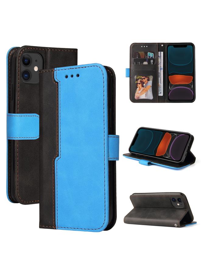 S-TOP Case For iPhone 11 Pro Business Stitching-Color Horizontal Flip PU Leather Case with Holder & Card Slots & Photo Frame - Image 1