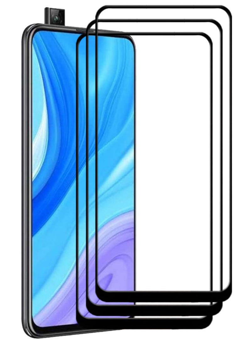 ACLIX 3 Pieces Antistatic ESD Dustproof Premium Quality High Definition Tempered Glass Screen Protector Designed For Huawei Y9s - Image 1