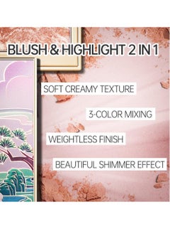 CATKIN Blusher for Cheeks Make Up Coral Pink Peach powder blush Shimmering Blush Creates a Lightweight Natural Finish 10g  - Image 3