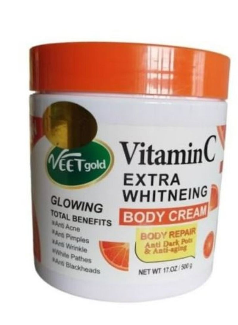 فيت جولد كريم تبييض الجسم بفيتامين سي 500 جرام - Image 2