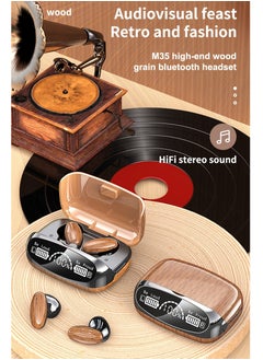 SAB M35 TWS BT 8D Wireless Touch Control Earphones With 2000mAh Magnetic Charging Case  - Image 2