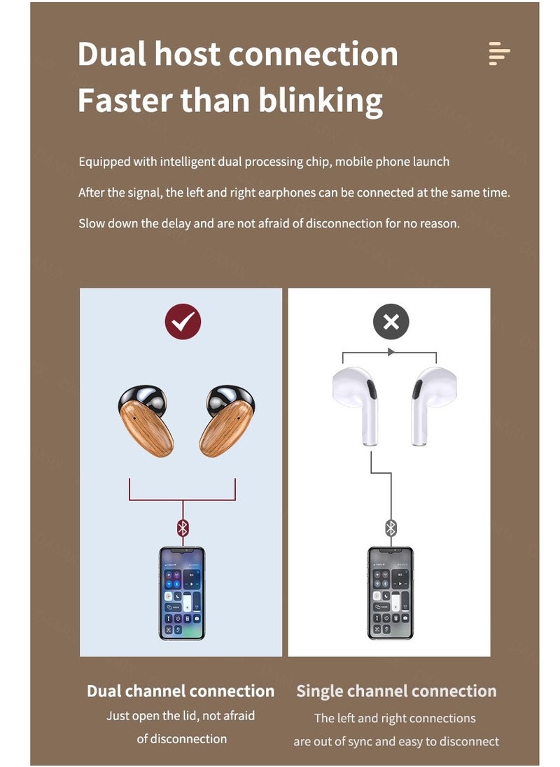 SAB - M35 TWS BT 8D Wireless Touch Control Earphones With 2000mAh Magnetic Charging Case - Image 1