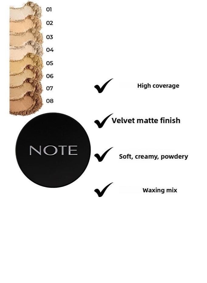 Note Luminous Silk Compact Powder 02 Natural Beige - Image 3