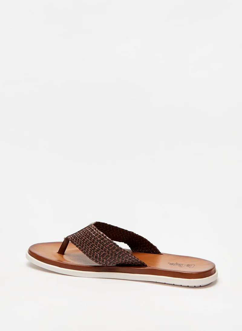 Lee Cooper Lee Cooper Men's Textured Slip-On Thong Sandals