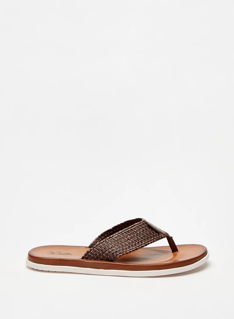 Lee Cooper Lee Cooper Men's Textured Slip-On Thong Sandals
