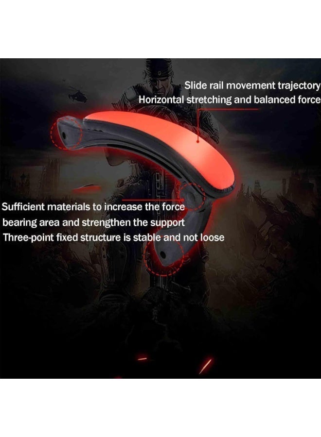 rayze Gaming Chair Adjustable Computer Chair Pc Office Pu Leather High Back Lumbar Support Comfortable Armrest Headrest 82X29X59 Cm - Image 4