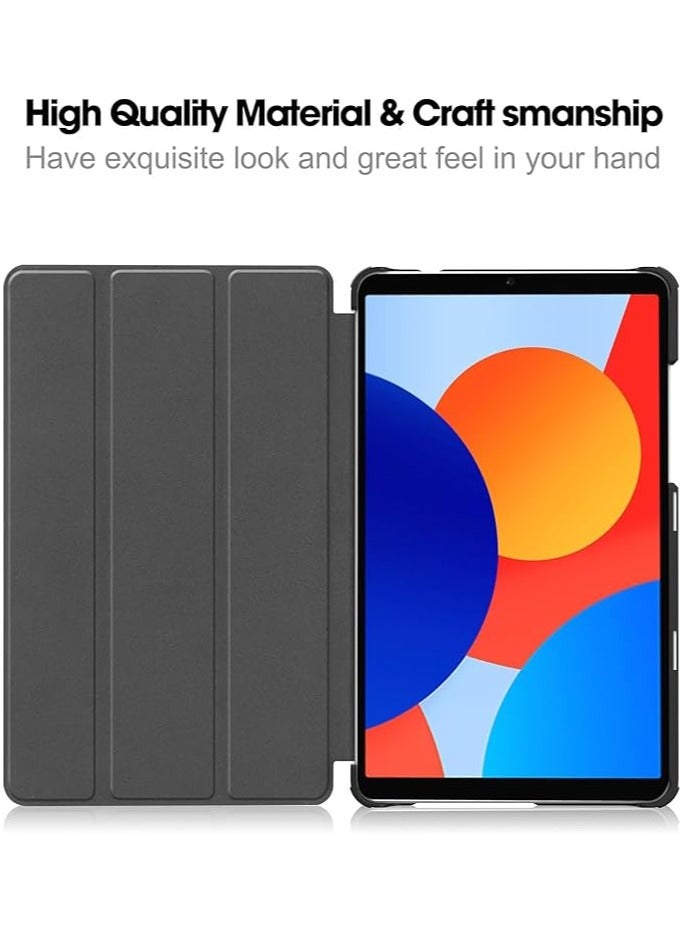 erorex Case for Xiaomi Redmi Pad SE 8.7 inch(2024), Tri fold Slim Lightweight Hard Shell Cover with Multi-Angle Stand For Redmi Pad SE 8.7 Inch (Unicorn, Redmi Pad SE 8.7-inch (2024)) - Image 4