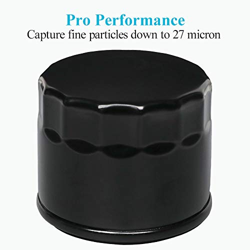 HOODELL 2 Pack 12 050 01-S Oil Filter for Kohler Engine Lawn Mower, Troy Bilt Bronco 12 050 01, Professional 1205001-S 12 050 01-S1 Oil Filter - Image 2