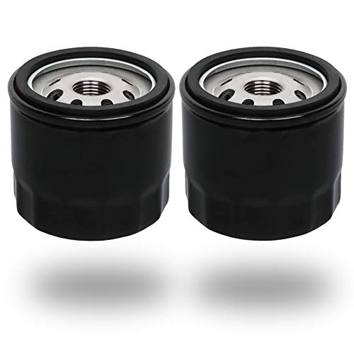 HOODELL 2 Pack 12 050 01-S Oil Filter for Kohler Engine Lawn Mower, Troy Bilt Bronco 12 050 01, Professional 1205001-S 12 050 01-S1 Oil Filter - Image 1