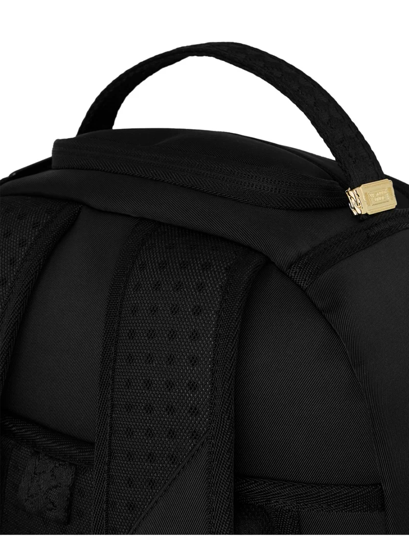 Sprayground  SHARK CENTRAL BLACK NYLON CAMO EMBOSSED SHARK DLXSR BACKPACK  | Best Price UAE