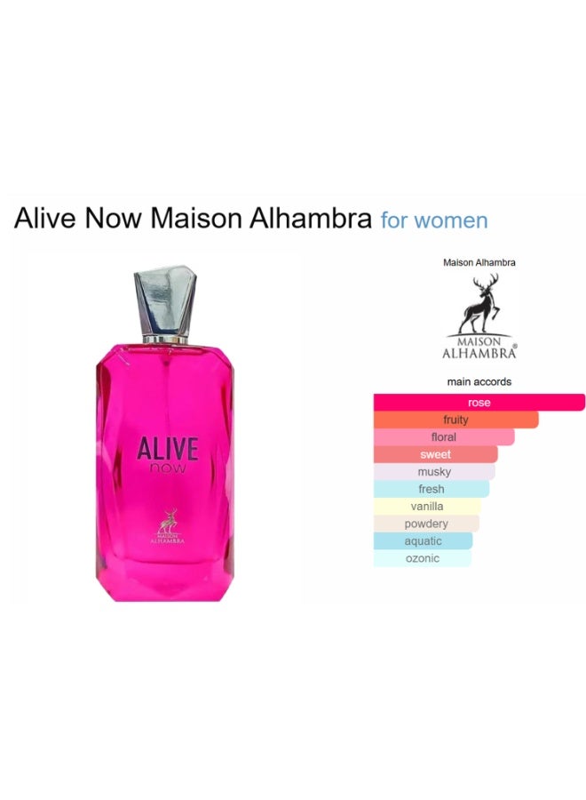 ميزون الهمبرا عطر ألايف ناو للنساء 100 مل - Image 3