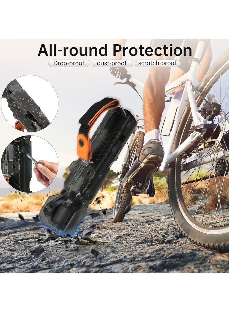 عام حقيبة متوافقة مع DJI Osmo Pocket 3، حقيبة مقاومة لجميع الظروف الجوية مع وصول سهل لعنصر التحكم، تنظيم حالة صلبة محمولة مع حزام أمان للإصبع لـ OSMO Pocket 3 - Image 4