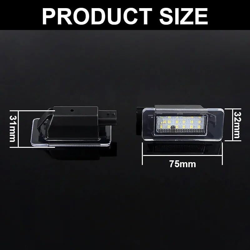 Vuzmode LED License Plate Light for Nissan and Suzuki - Image 2