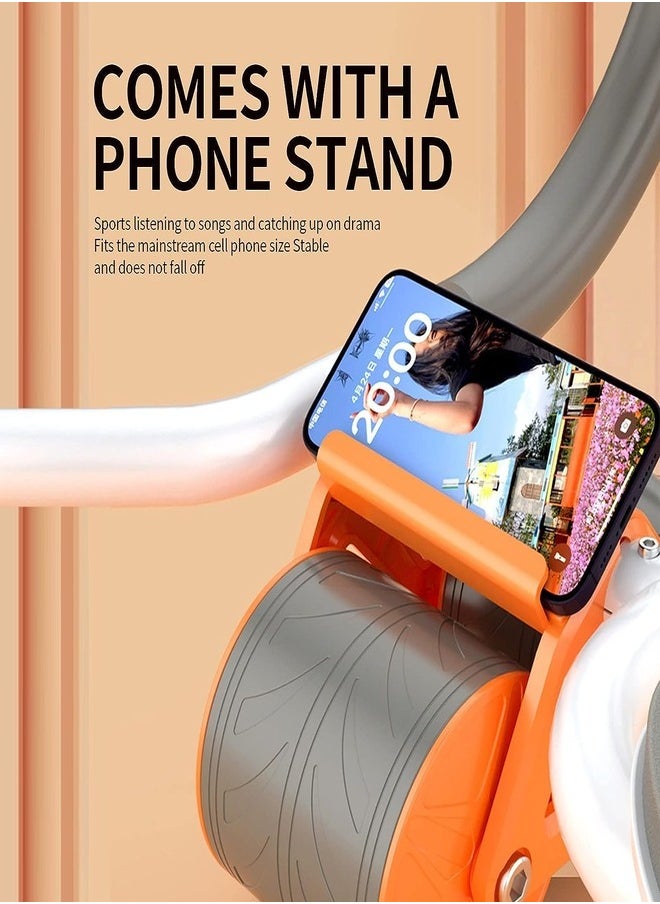 Exercise Machine Roller For Fat Burning with Elbow Support Mat Phone Holder And Timer