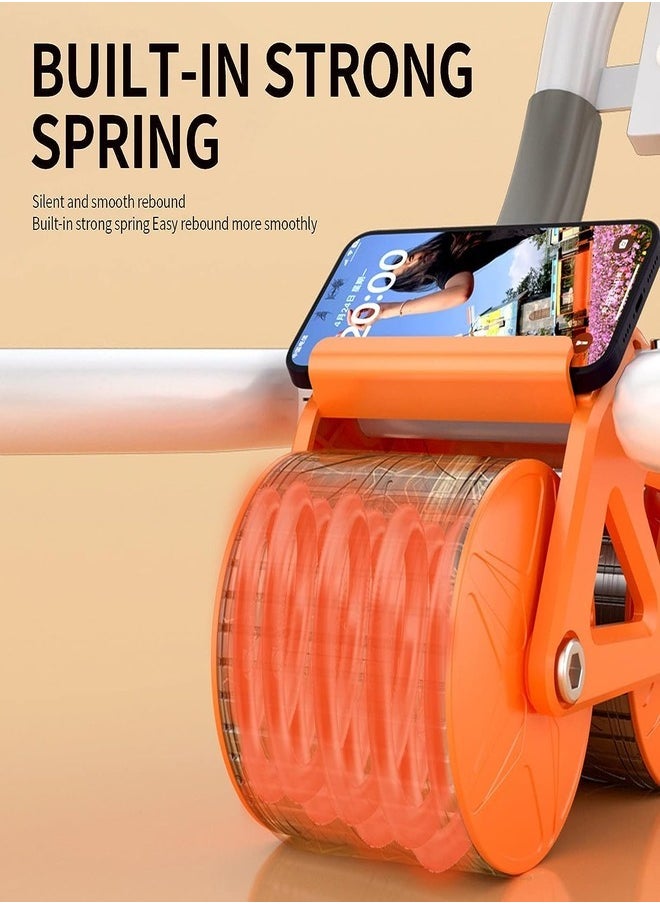 Exercise Machine Roller For Fat Burning with Elbow Support Mat Phone Holder And Timer