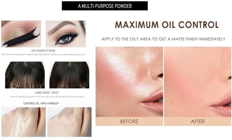 All Skin Types Oil Free Loose Powder Mineral Full Coverage - Image 3