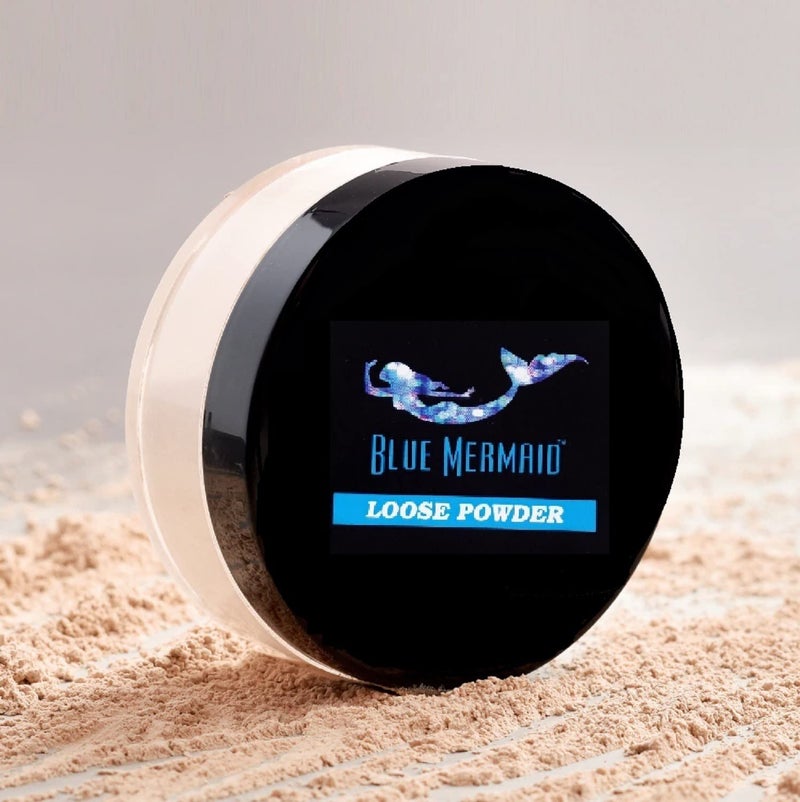All Skin Types Oil Free Loose Powder Mineral Full Coverage - Image 1