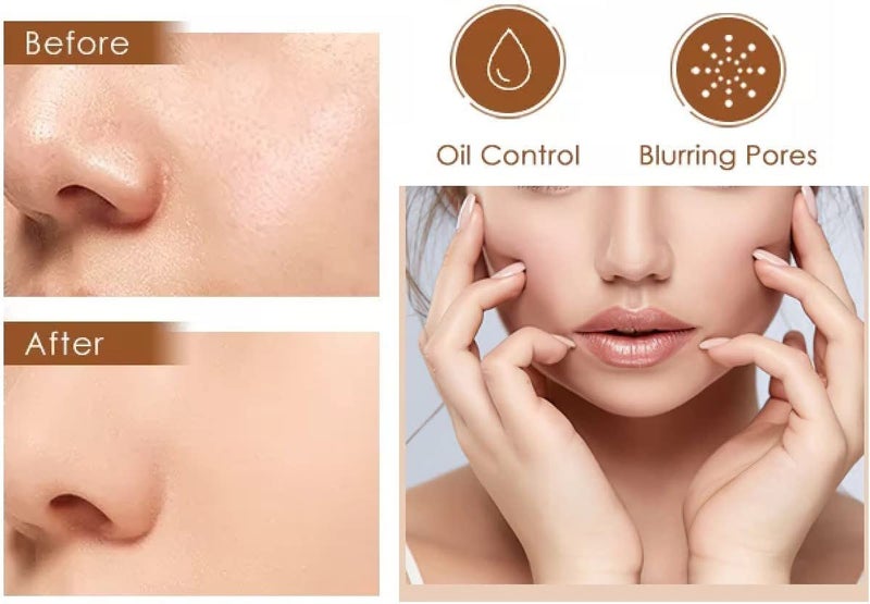 All Skin Types Oil Free Loose Powder Mineral Full Coverage - Image 4