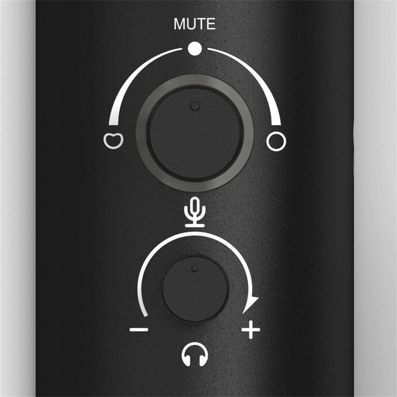 uRage Stream 750 HD USB Streaming Microphone with LED Ring Light, Condenser Mic for PC/Mac/PS4, Volume Control, Mute Button, 3.5mm Headphone Jack, Metal foot, Aluminum Case, Gaming/Podcast - Image 2