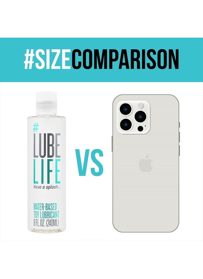 #LUBELIFE Water-Based Lubricant, Women and Couples, Non-Staining, 8 Fl Oz  - Image 4