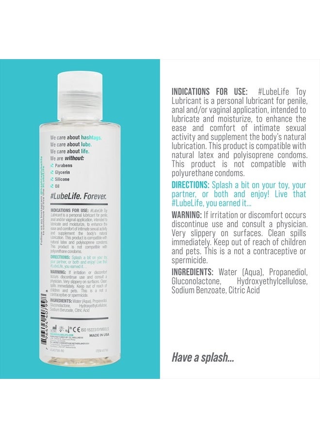 #LUBELIFE Water-Based Lubricant, Women and Couples, Non-Staining, 8 Fl Oz  - Image 3
