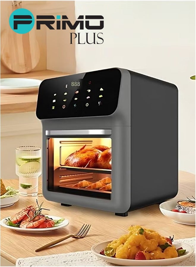 PRIMO PLUS Air Fryer, Healthy Air Fryer Without Oil, Healthy Electric Air Fryer for Frying/Grilling/Baking/Roasting 12L Capacity 1350W Power - Image 2