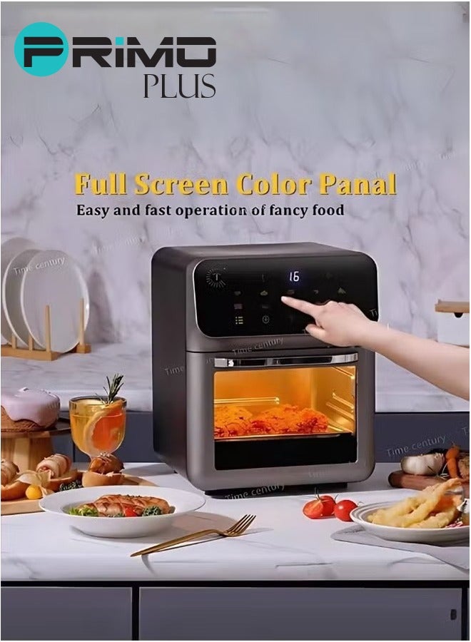 PRIMO PLUS Air Fryer, Healthy Air Fryer Without Oil, Healthy Electric Air Fryer for Frying/Grilling/Baking/Roasting 12L Capacity 1350W Power - Image 4