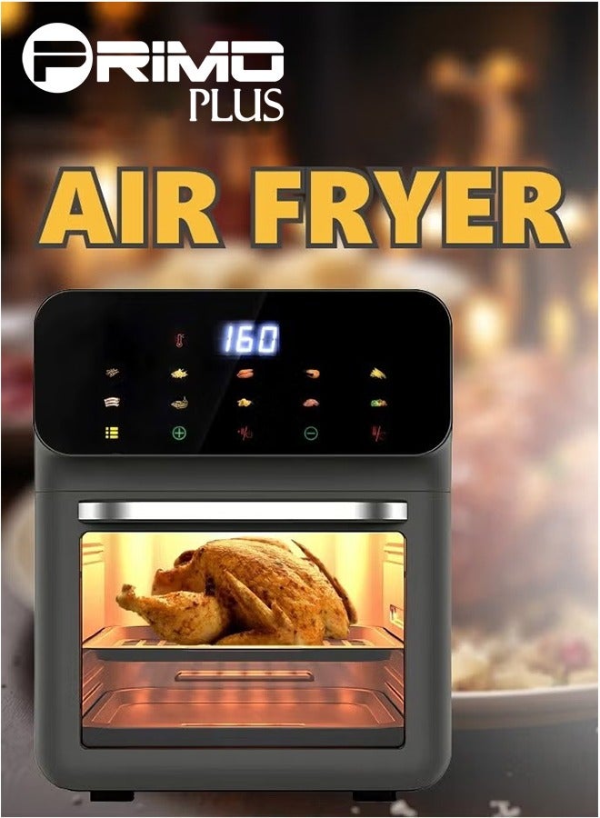 PRIMO PLUS Air Fryer, Healthy Air Fryer Without Oil, Healthy Electric Air Fryer for Frying/Grilling/Baking/Roasting 12L Capacity 1350W Power - Image 5