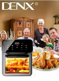 Denx Air Fryer, Healthy Air Fryer Without Oil, Healthy Electric Air Fryer for Frying/Grilling/Baking/Roasting 12L Capacity 1350W Power  - Image 3