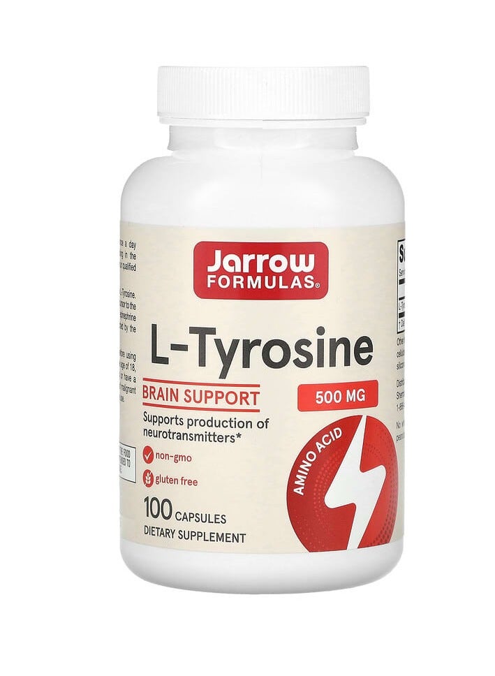 jarrow formulas L-Tyrosine, 500 mg, 100 Capsules