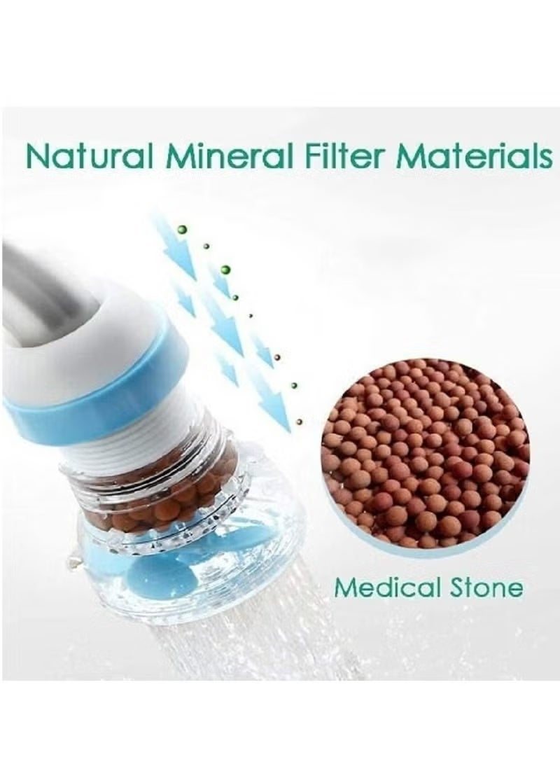 وصلة صنبور مطبخ مرنة مقاومة للرذاذ وقابلة للتمديد بزاوية 360 درجة متعدد الألوان - Image 2