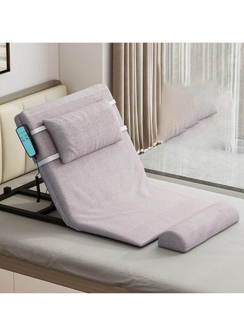 Electric Power Lifting Adjustable Bed Back Rest for Patient Back Lumbar Support, Assist Elderly to Get Out of Bed Easily, Removeable Bedrails with Pocket, 220lbs Capacity