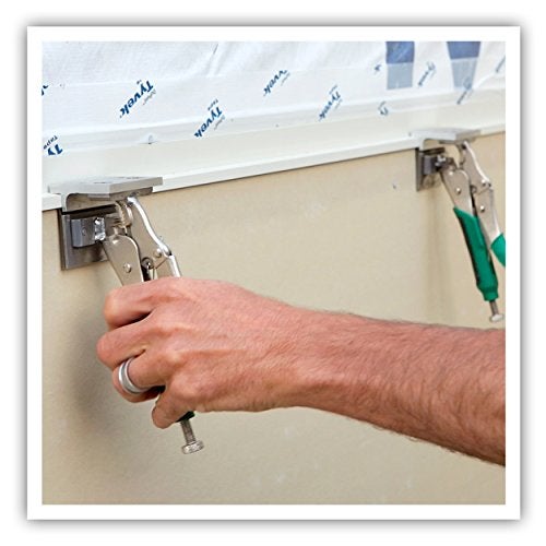 PacTool SA907 Adjustable Z-Clamp Panel Siding Installation Tool - Contractor Grade Siding Tools, Green - Image 4