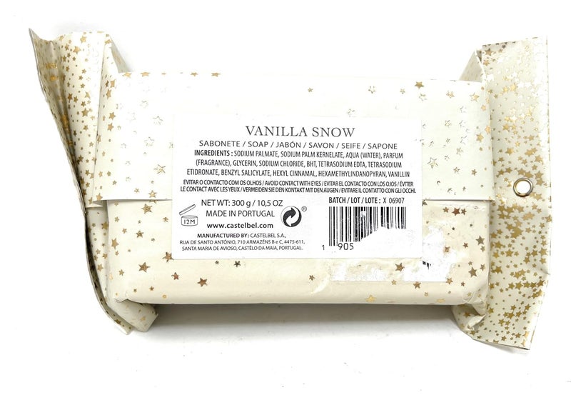 Castelbel Vanilla Snow Luxury Fragranced Soap 105 Ounces - Image 2