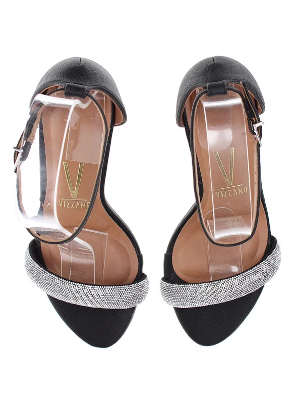 VIZZANO Block Heel Sandals for Women – Stylish Ladies Heels Sandals for Everyday Wear