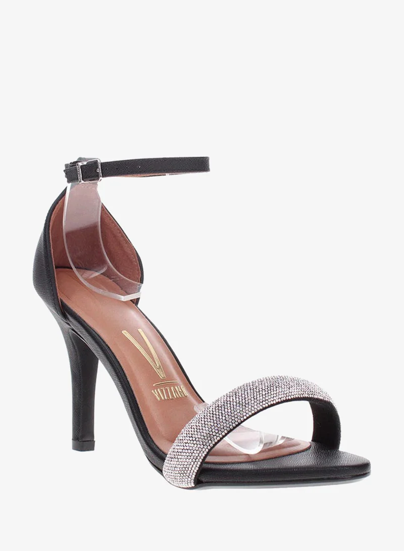 فيزانو صنادل بكعب عريض للنساء - صنادل أنيقة بكعب عالٍ للارتداء اليومي