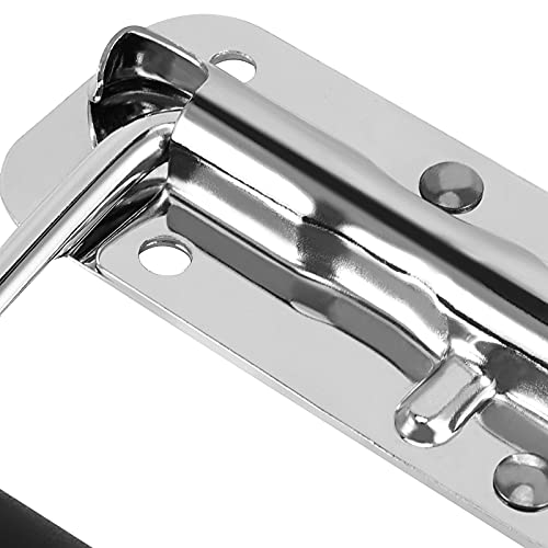 HOIGON 12 Pack Spring Loaded Handle, Surface Mounted Chest Pulls Handle with Rubber Grip, Spring Loaded Drop Handle for Flight Case, Tool Box, Cabinet, Boat - Image 3