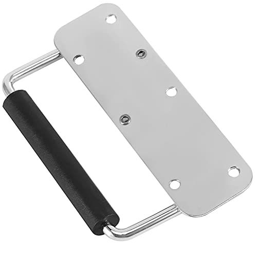 HOIGON 12 Pack Spring Loaded Handle, Surface Mounted Chest Pulls Handle with Rubber Grip, Spring Loaded Drop Handle for Flight Case, Tool Box, Cabinet, Boat - Image 5