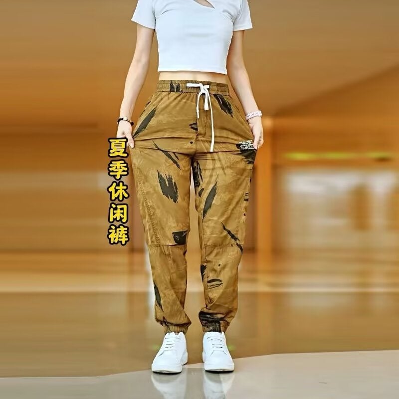 Summer Camouflage Quick-Drying Pants Men'S Thin Elastic Casual Loose Breathable Outdoor Workers Work - Image 4