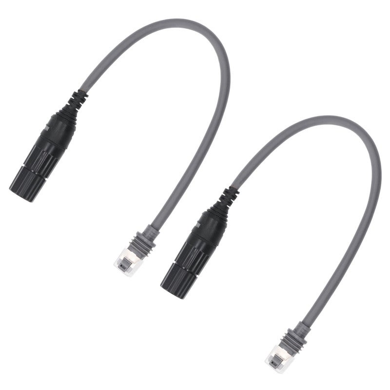 مجموعة محول SPX ذكر إلى RJ45 مع كابل نحاسي محمي 26AWG - وحدة توصيل مباشر مع محول RJ45 أنثى T568B لأجهزة الأقمار الصناعية المستطيلة من الجيل الثالث - موصل إيثرنت مقاوم للماء للاستخدام الداخلي والخارجي - Image 2
