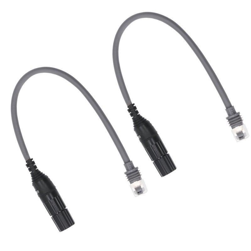 مجموعة محول SPX ذكر إلى RJ45 مع كابل نحاسي محمي 26AWG - وحدة توصيل مباشر مع محول RJ45 أنثى T568B لأجهزة الأقمار الصناعية المستطيلة من الجيل الثالث - موصل إيثرنت مقاوم للماء للاستخدام الداخلي والخارجي - Image 5