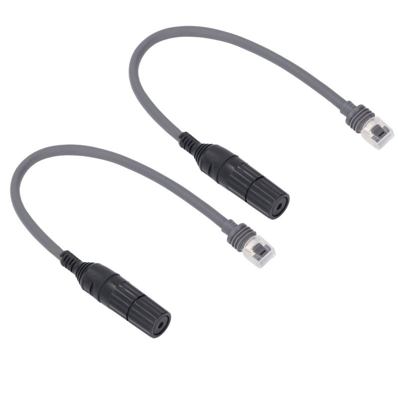 مجموعة محول SPX ذكر إلى RJ45 مع كابل نحاسي محمي 26AWG - وحدة توصيل مباشر مع محول RJ45 أنثى T568B لأجهزة الأقمار الصناعية المستطيلة من الجيل الثالث - موصل إيثرنت مقاوم للماء للاستخدام الداخلي والخارجي - Image 3