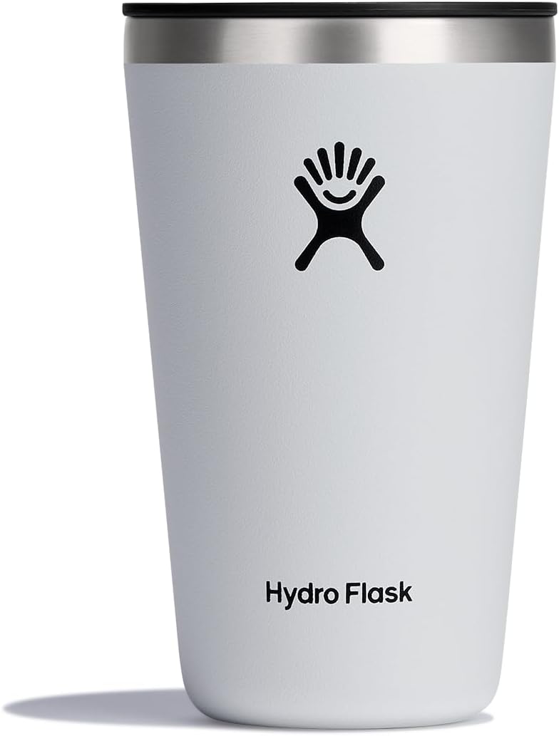 Hydro Flask 16 OZ All Around Tumbler White - Image 1