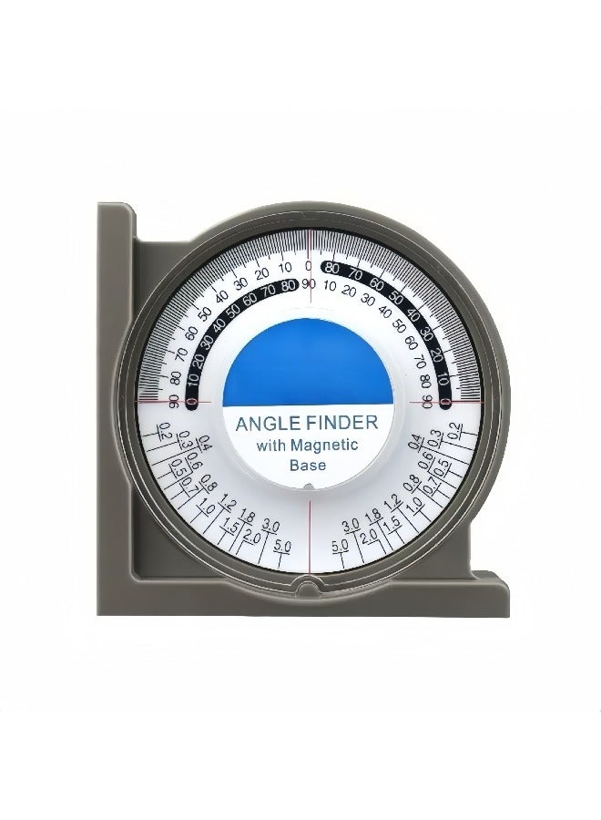 Measuring instrument, 0-360 degree slope inclinometer, angle measuring instrument, angle positioning instrument protractor level, engineering measurement, project measurement, construction tools - Image 1