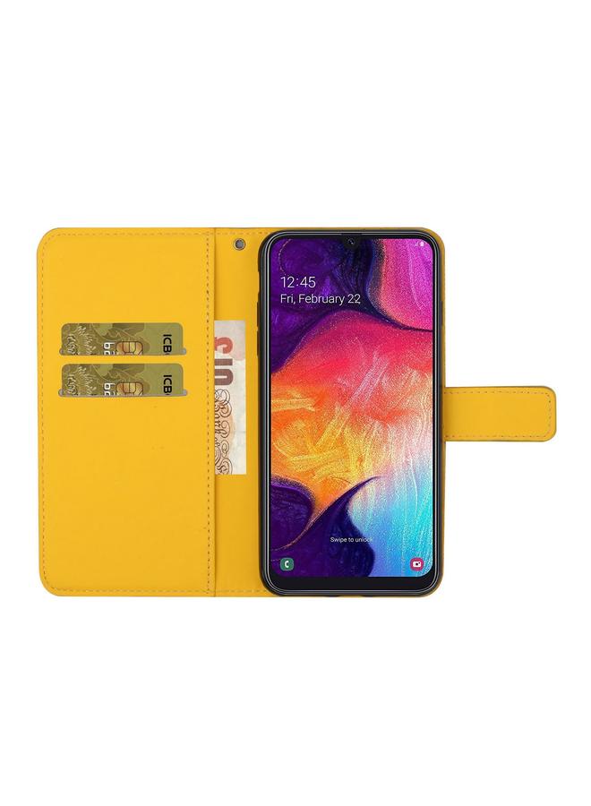 S-TOP Case For Samsung Galaxy A50 Ethnic Style Embossed Pattern Horizontal Flip Leather Case with Holder & Card Slots & Wallet & Lanyard - Image 4