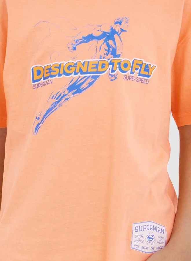 Styli Styli Slogan Print Short Sleeve T-Shirt