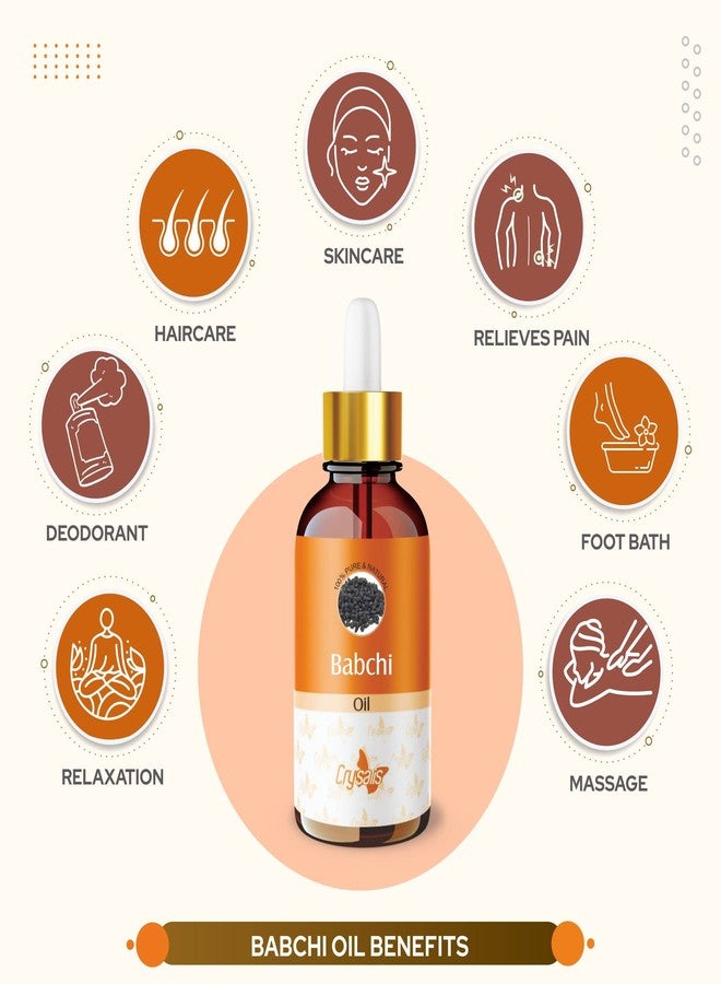 Crysalis Babchi (Psoralea Corylifolia) Oil|100% Pure & Natural Undiluted Carrier Oil Organic Standard For Skin & Haircare|Therapeutic Grade Oil, Plumps Skin, Repairs Dry Itchy Scalp 50ml - Image 3